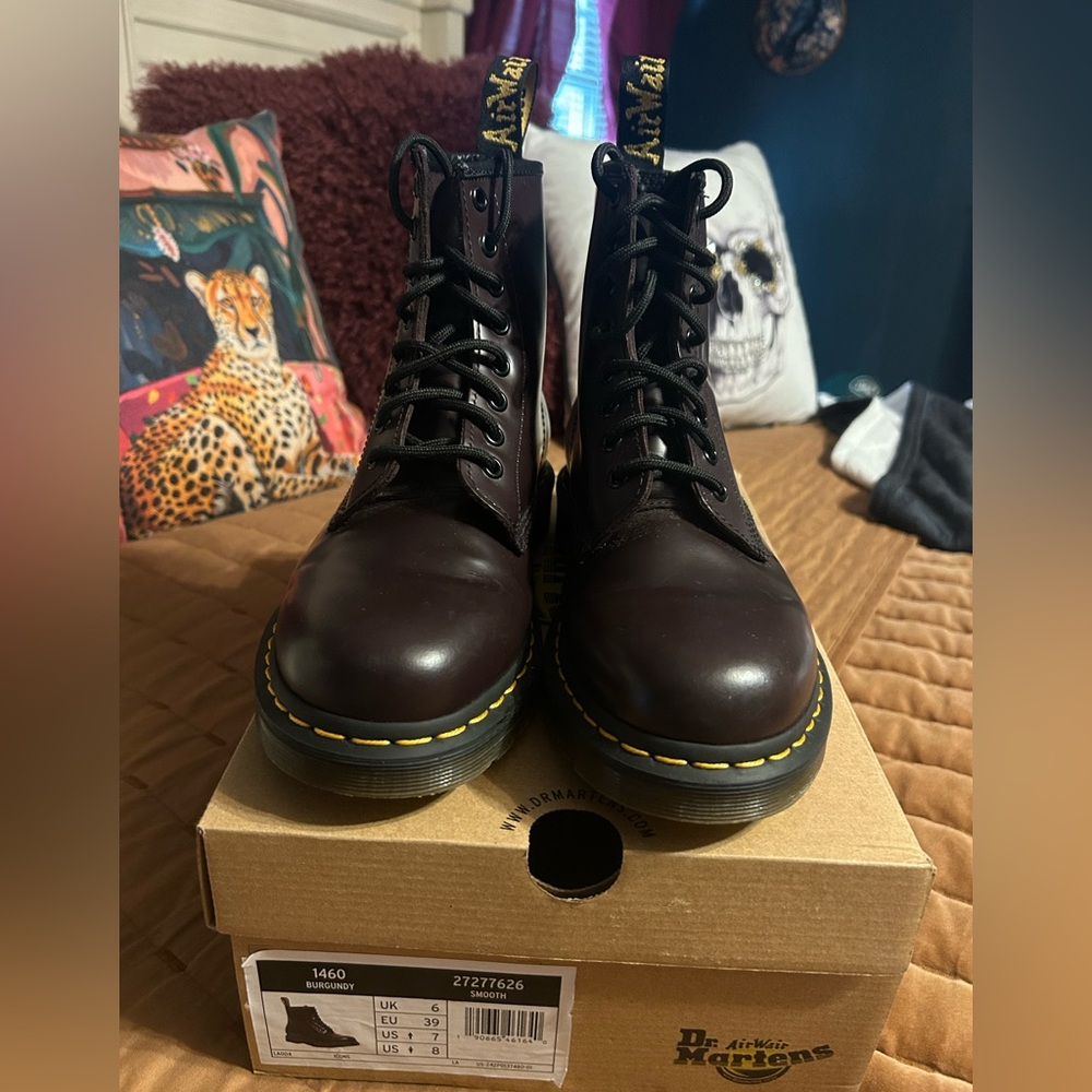 Dr. Martens Burgundy 1460 Boots